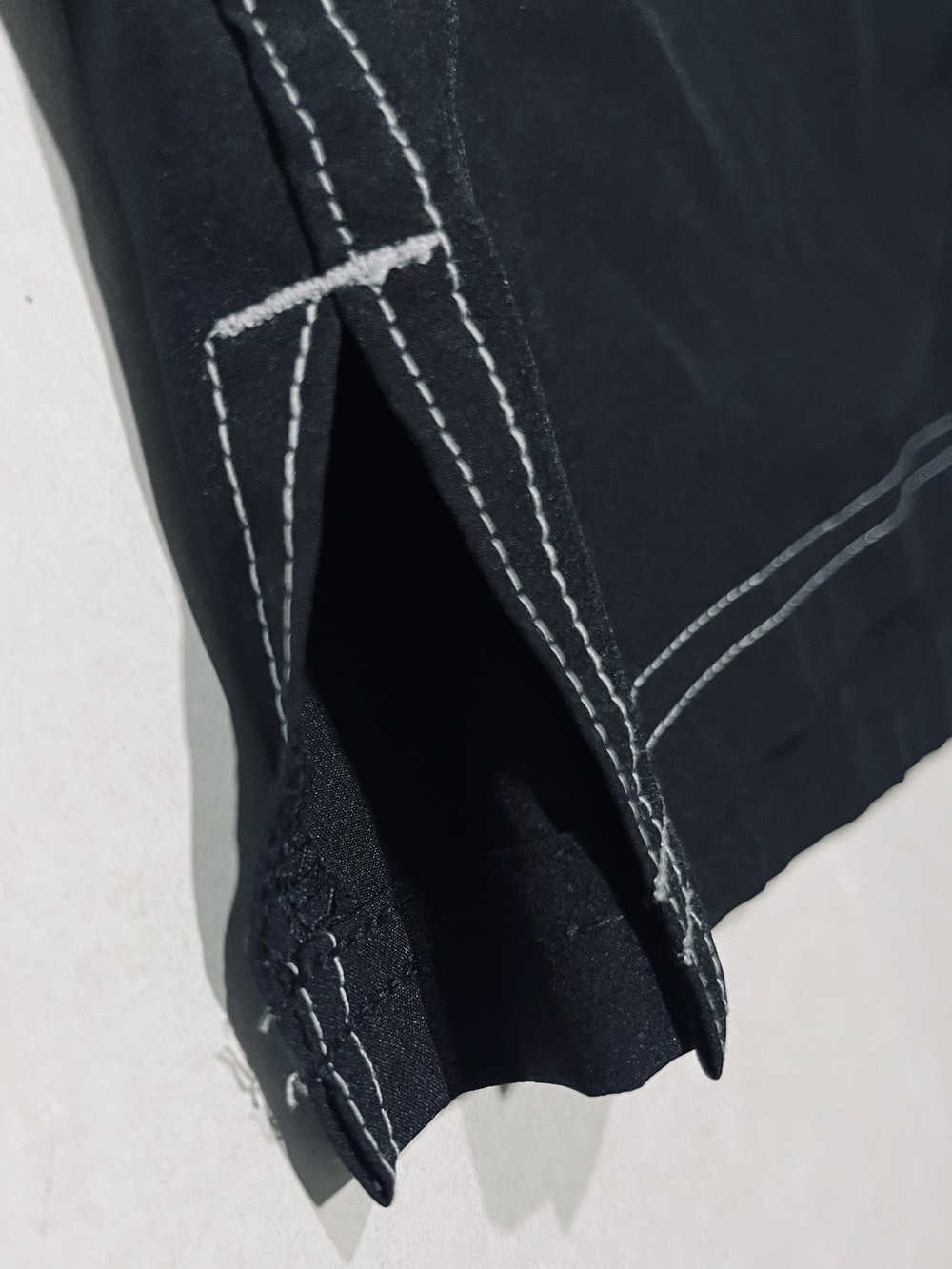 ZEROXPosur NWT Women’s black swim shorts featuring white stitching. SIZE 2X - Picture 5 of 13